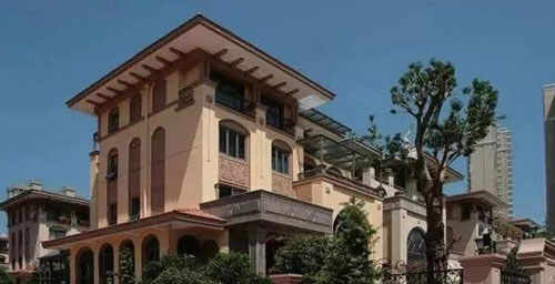 在農(nóng)村小別墅用真石漆裝修外墻，效果圖美絕了